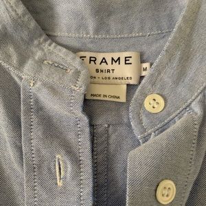 Frame Denim Tops - Frame high low button shirt blue size med Frame Denim Tops - Frame high low button shirt blue size med